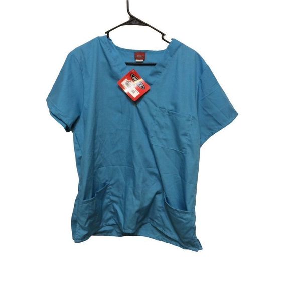 DENICE Front Pockets XLarge Turquoise Cotton/Polyester - Picture 1 of 3